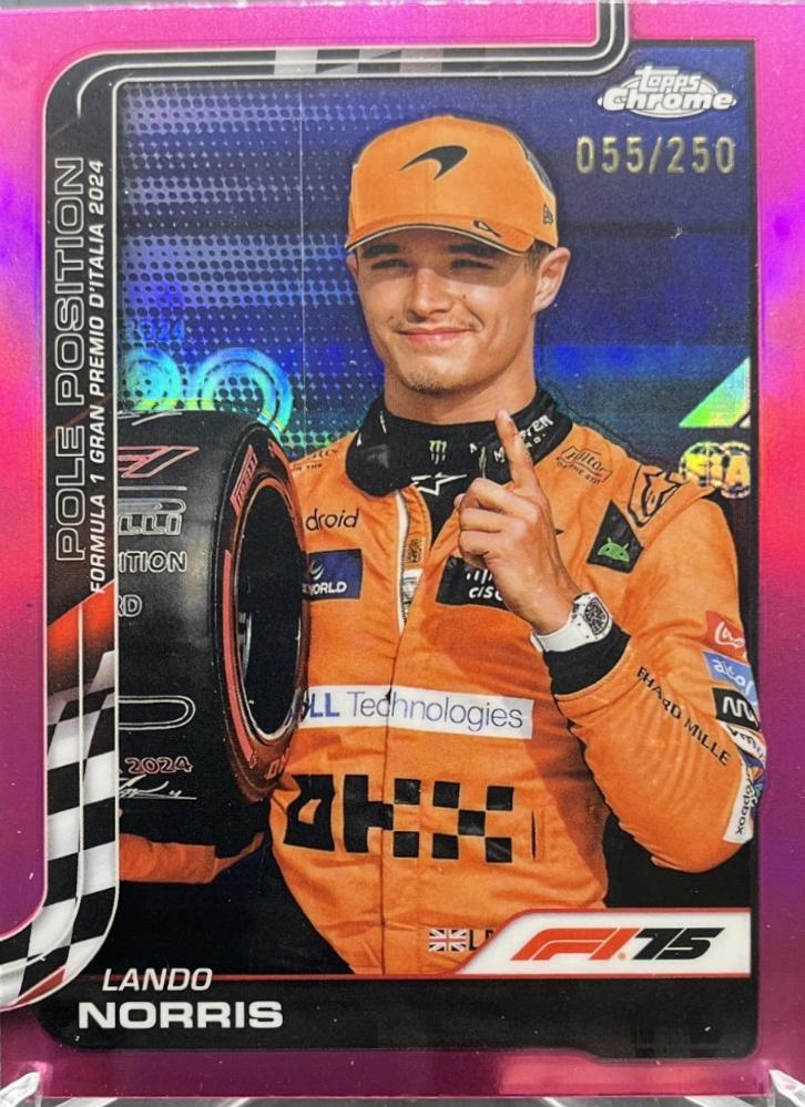 Lando Norris [Pink Refractor] #120