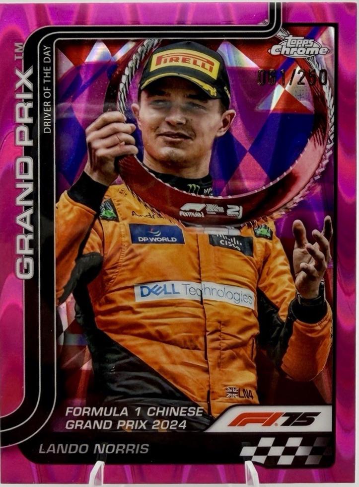 Lando Norris [Pink Refractor] #126