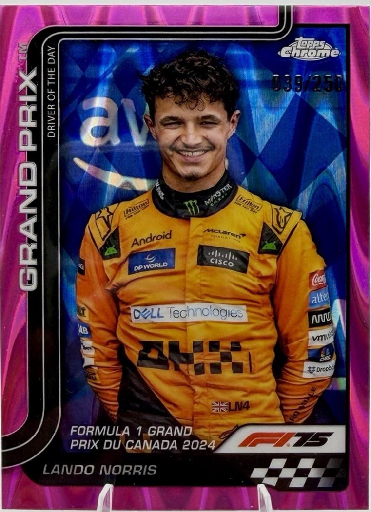 Lando Norris [Pink Refractor] #130