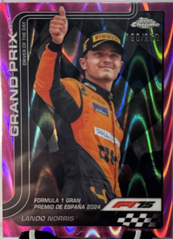 Lando Norris [Pink Refractor] #131