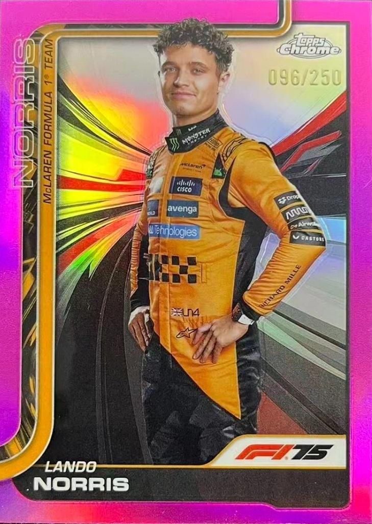 Lando Norris [Pink Refractor] #5
