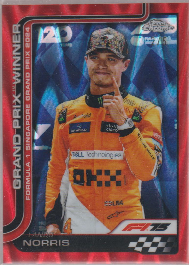 Lando Norris [Red RayWave Refractor] #110