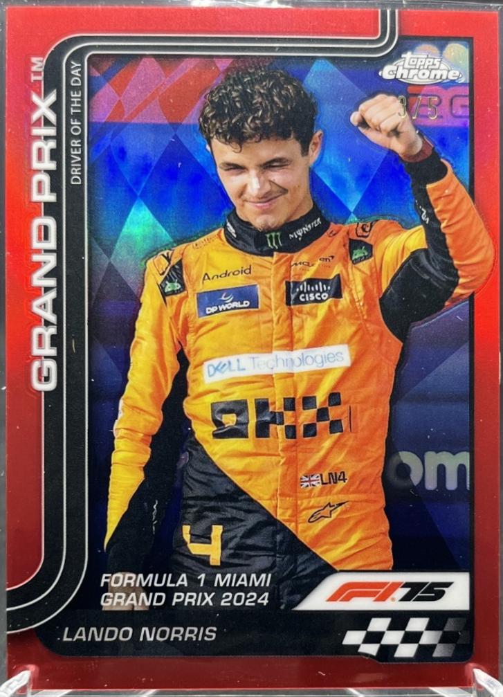 Lando Norris [Red Refractor] #127