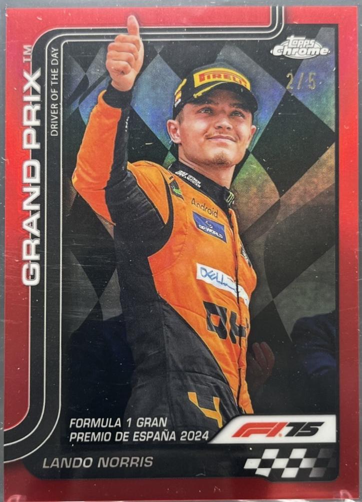 Lando Norris [Red Refractor] #131