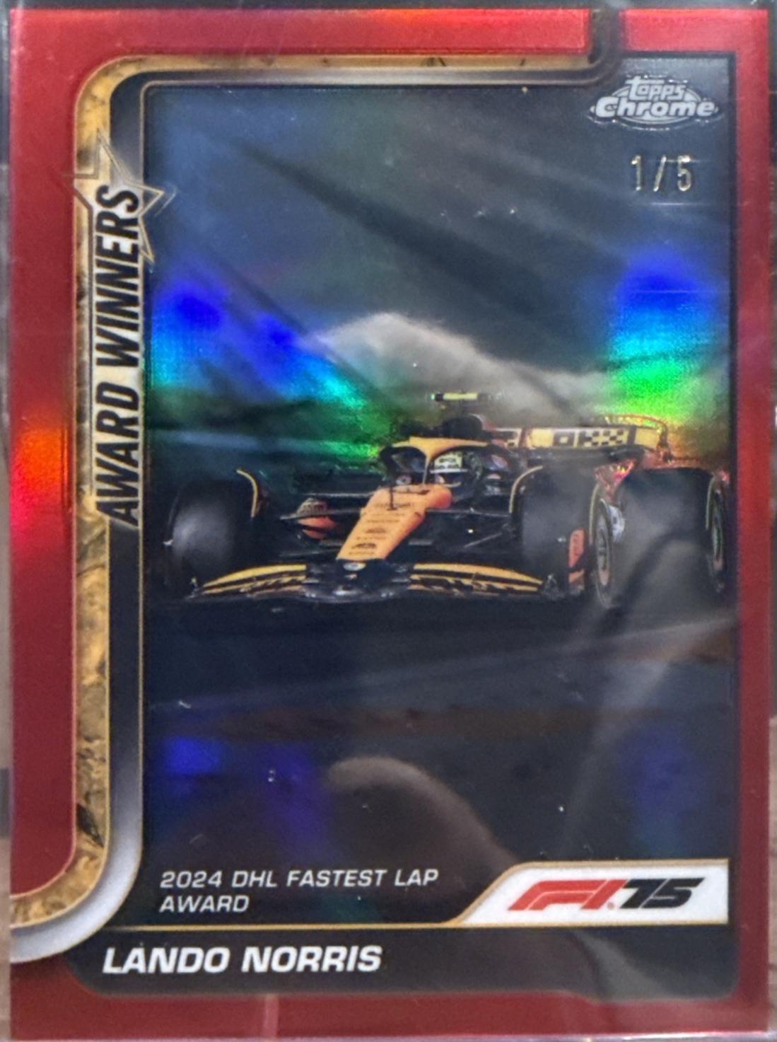 Lando Norris [Red Refractor] #147