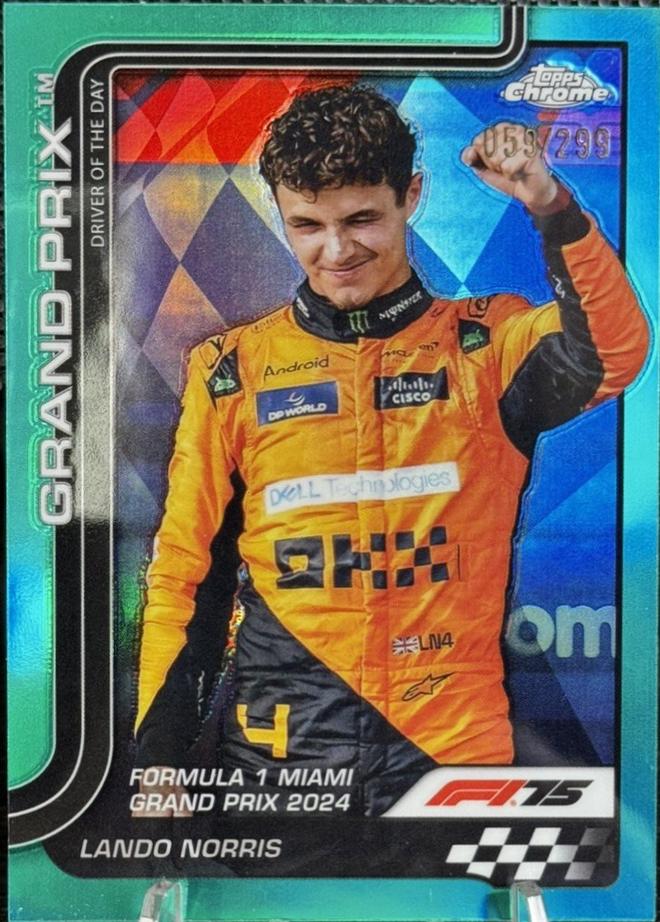Lando Norris [Teal Refractor] #127