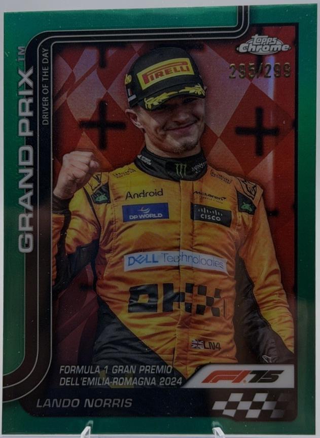 Lando Norris [Teal Refractor] #128