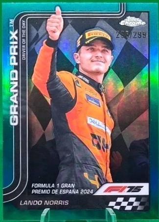 Lando Norris [Teal Refractor] #131