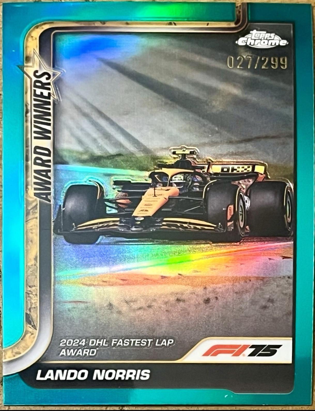 Lando Norris [Teal Refractor] #147