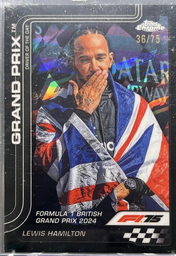Lewis Hamilton [75th Anniversary Refractor] #133