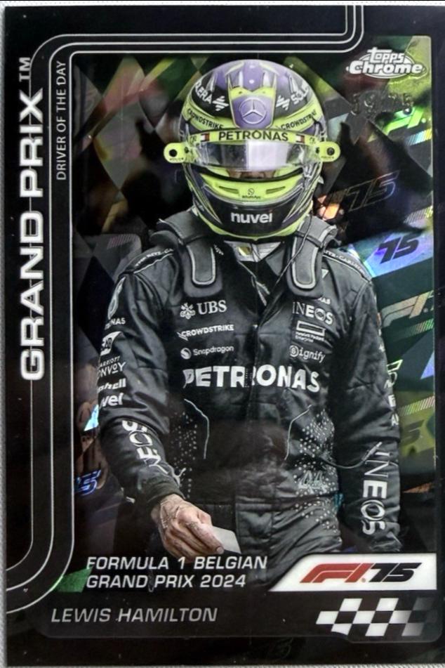 Lewis Hamilton [75th Anniversary Refractor] #135
