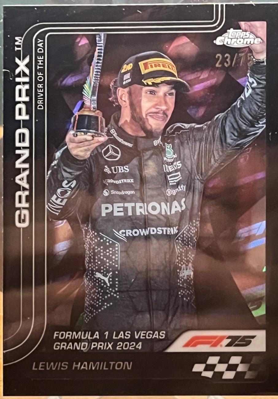 Lewis Hamilton [75th Anniversary Refractor] #143