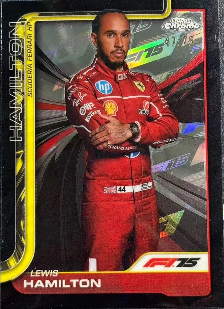 Lewis Hamilton [75th Anniversary Refractor] #4