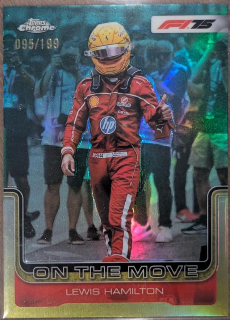 Lewis Hamilton [Aqua Raywave Refractor] #191