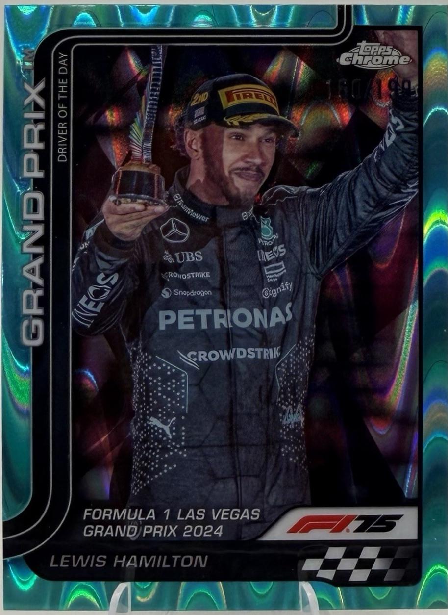 Lewis Hamilton [Aqua Refractor] #143