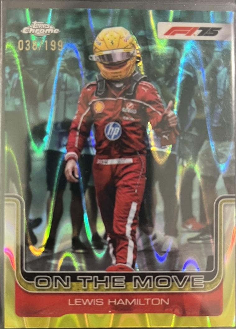 Lewis Hamilton [Aqua Refractor] #191