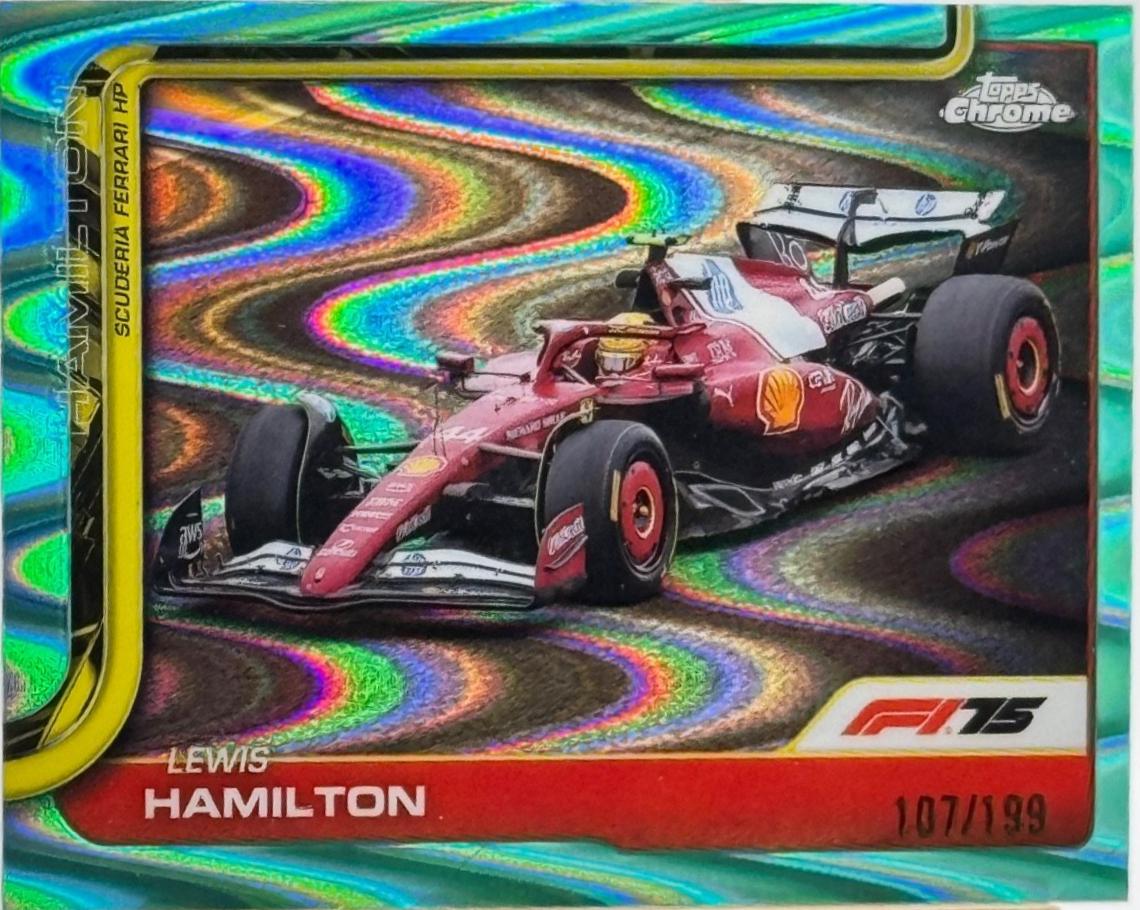 Lewis Hamilton [Aqua Refractor] #76