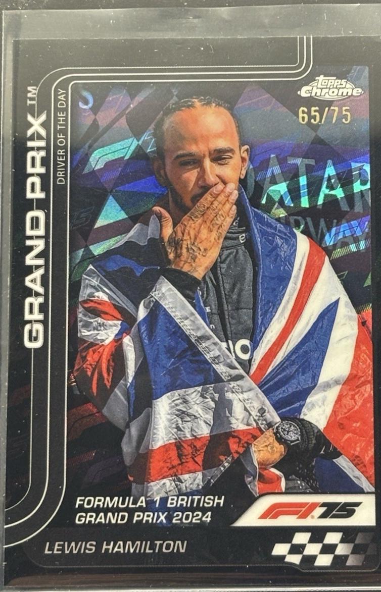 Lewis Hamilton [Black Refractor] #133