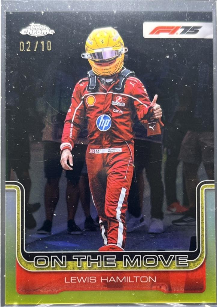 Lewis Hamilton [Black Refractor] #191