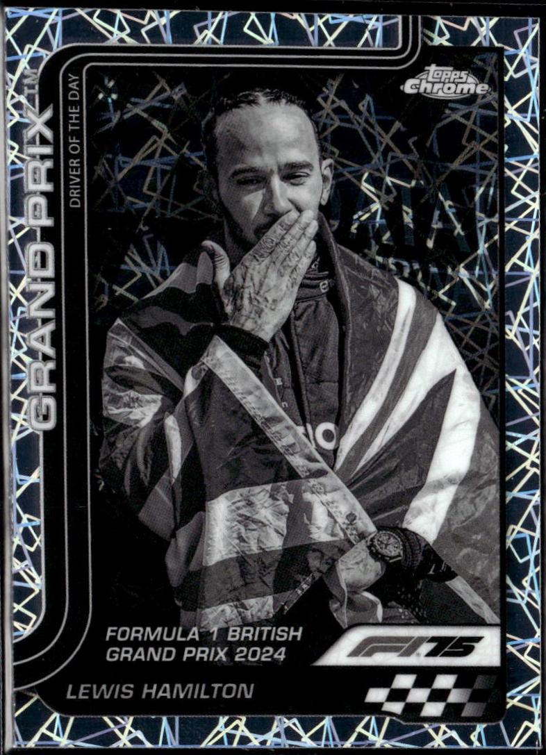 Lewis Hamilton [Black White Lazer Refractor] #133
