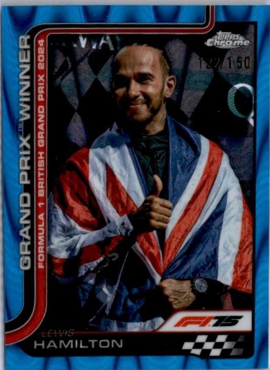 Lewis Hamilton [Blue RayWave Refractor] #104