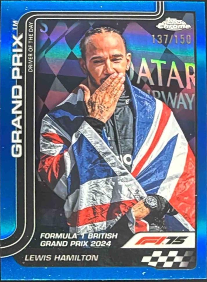 Lewis Hamilton [Blue Refractor] #133