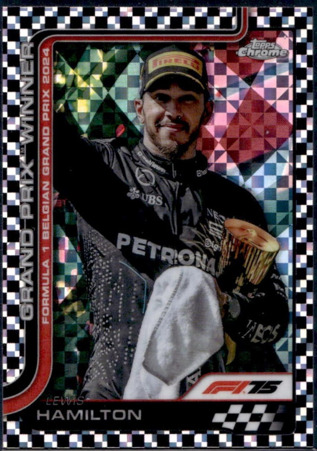 Lewis Hamilton [Checker Flag Refractor] #106