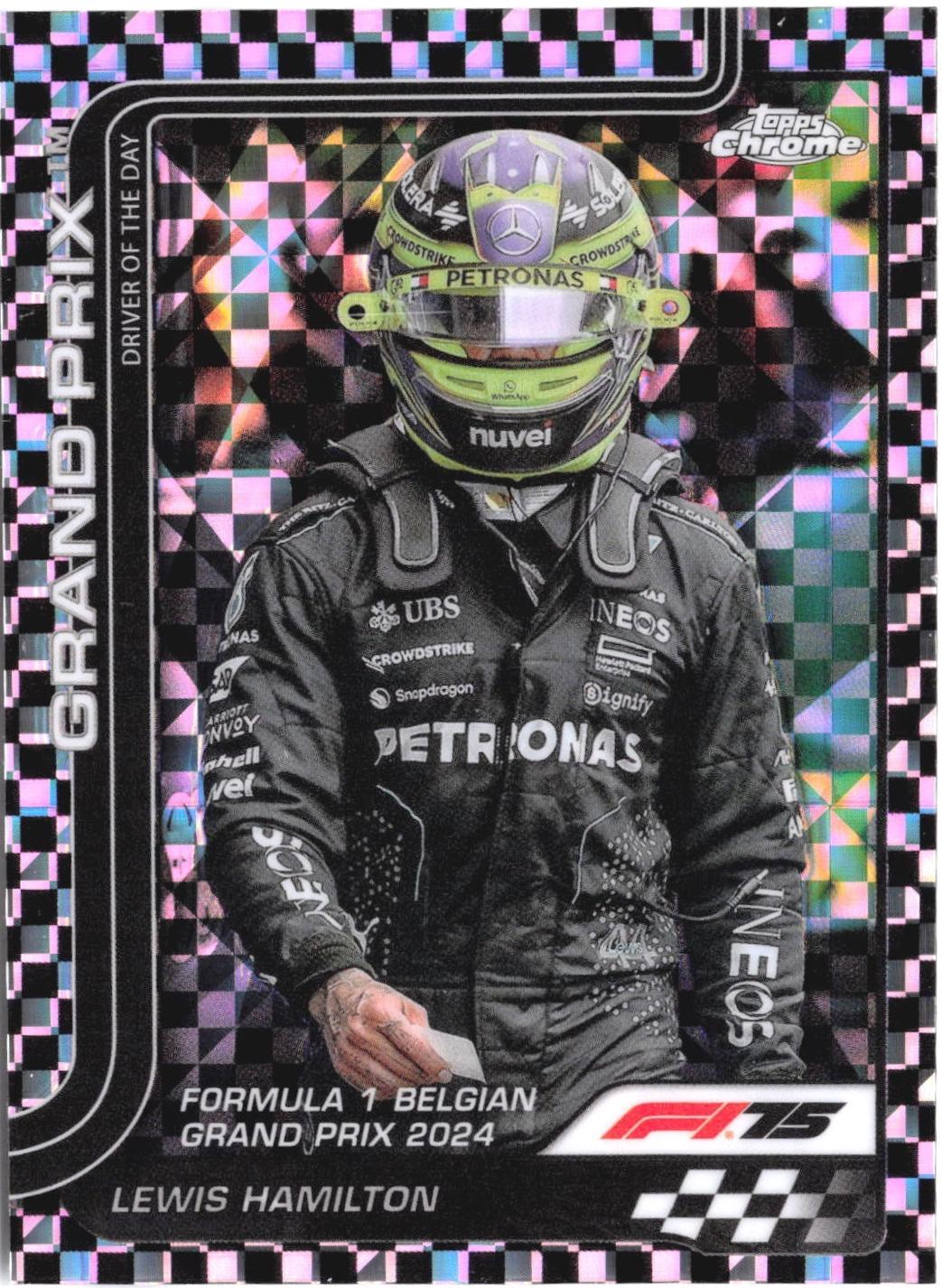 Lewis Hamilton [Checker Flag Refractor] #135