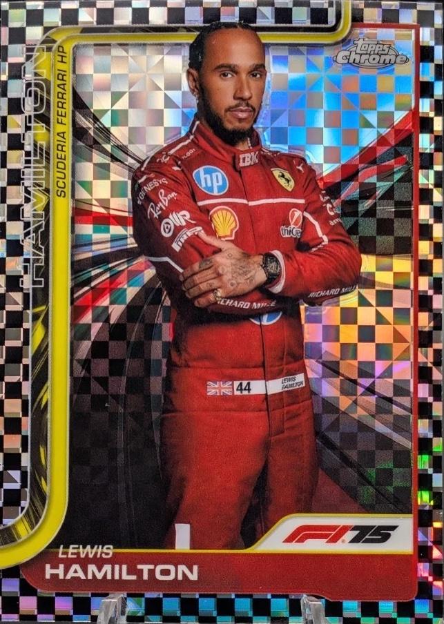 Lewis Hamilton [Checker Flag Refractor] #4