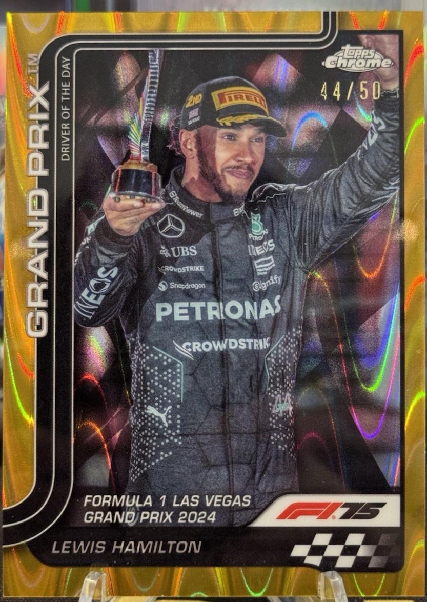 Lewis Hamilton [Gold RayWave Refractor] #143
