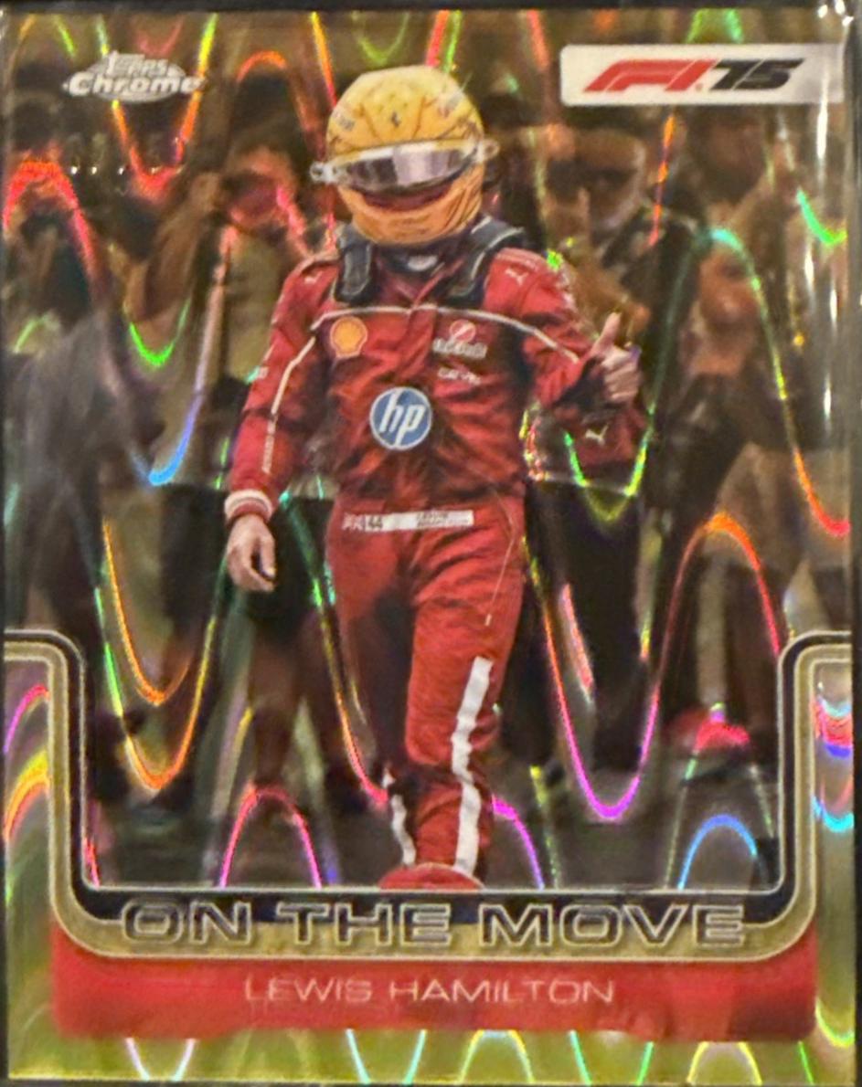 Lewis Hamilton [Gold RayWave Refractor] #191