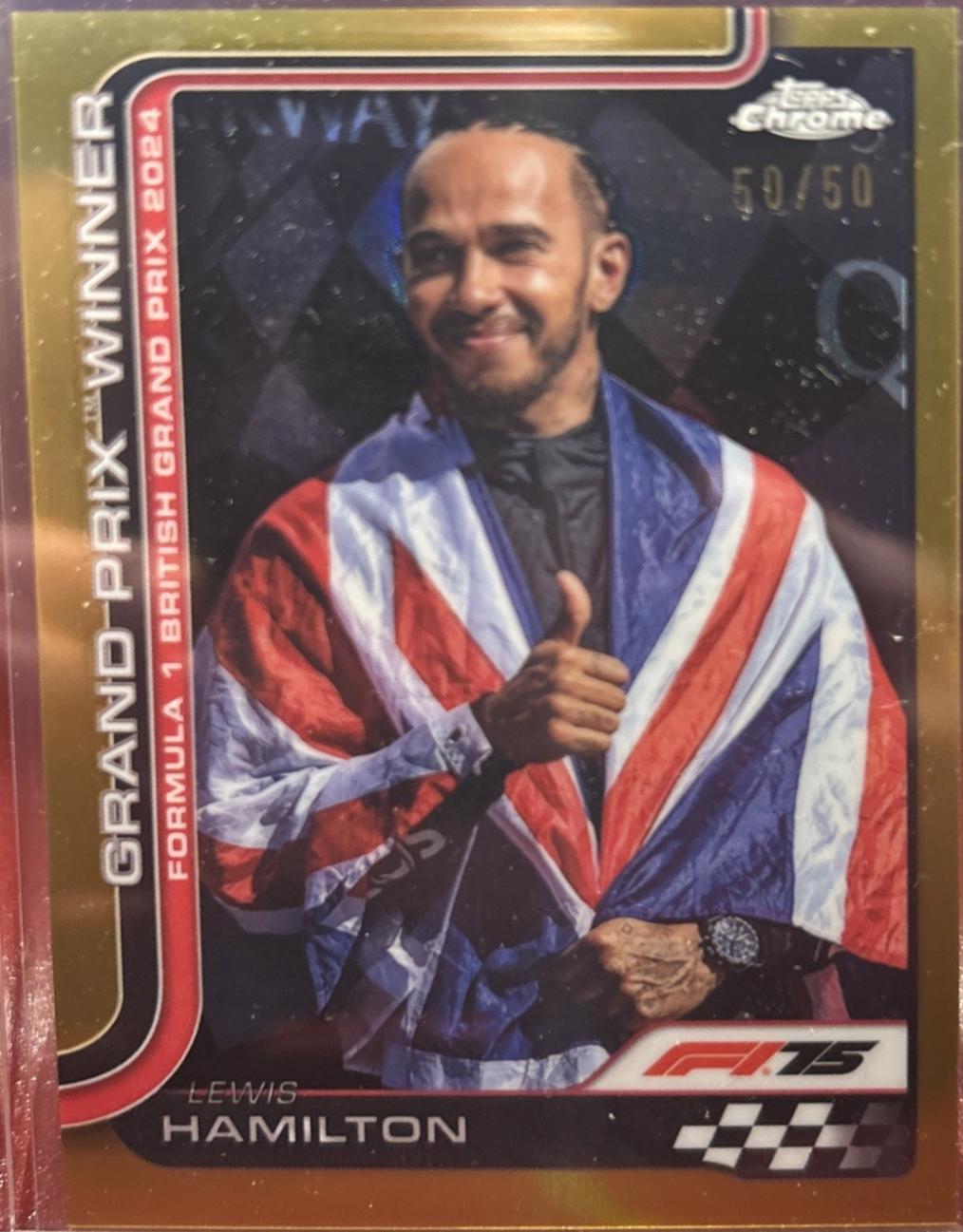 Lewis Hamilton [Gold Refractor] #104
