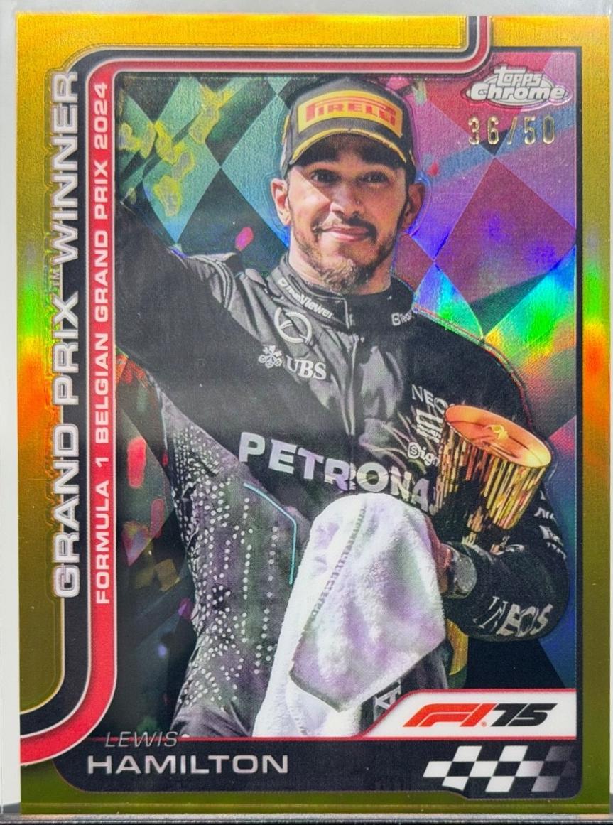 Lewis Hamilton [Gold Refractor] #106