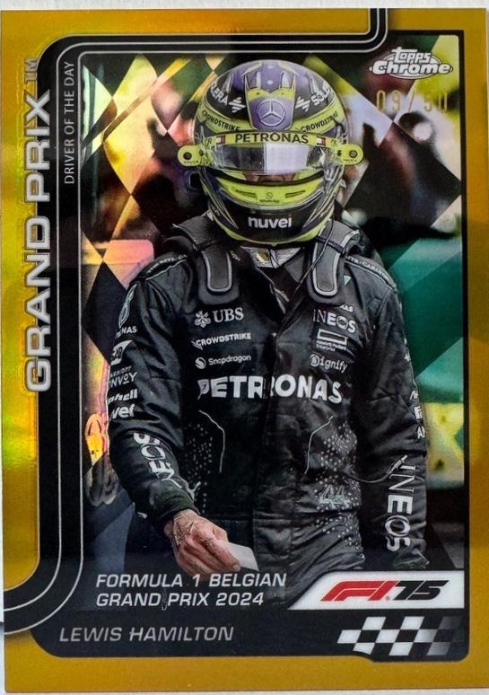 Lewis Hamilton [Gold Refractor] #135