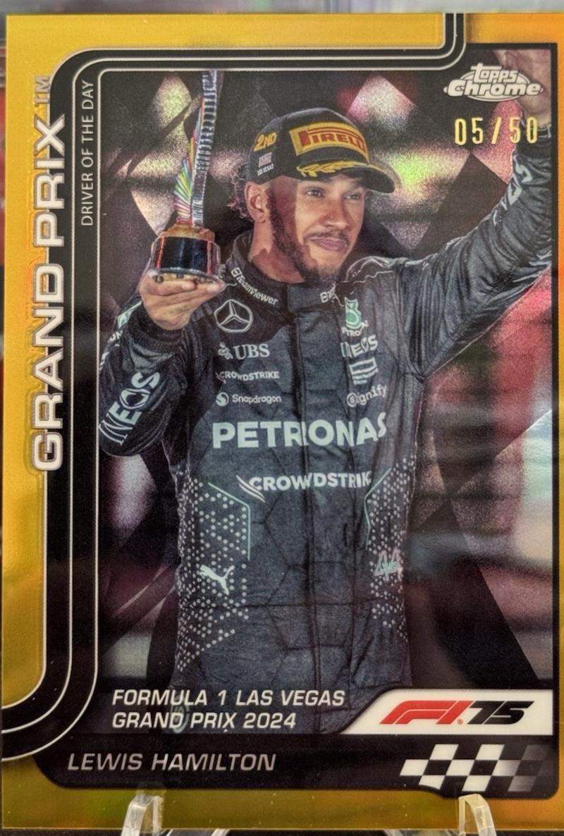 Lewis Hamilton [Gold Refractor] #143