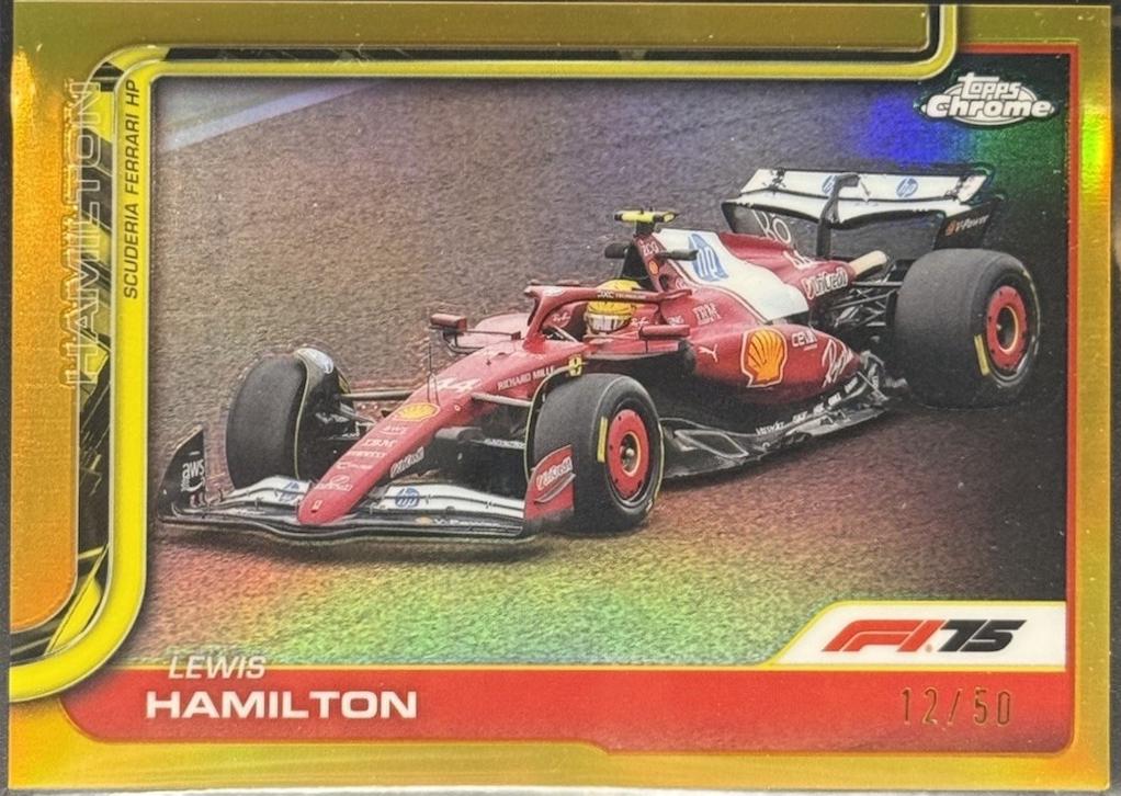 Lewis Hamilton [Gold Refractor] #76
