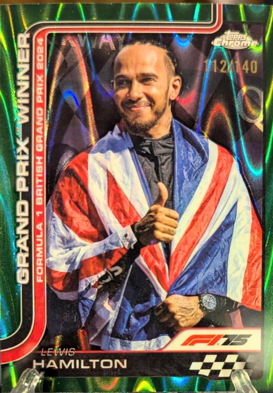 Lewis Hamilton [Green RayWave Refractor] #104