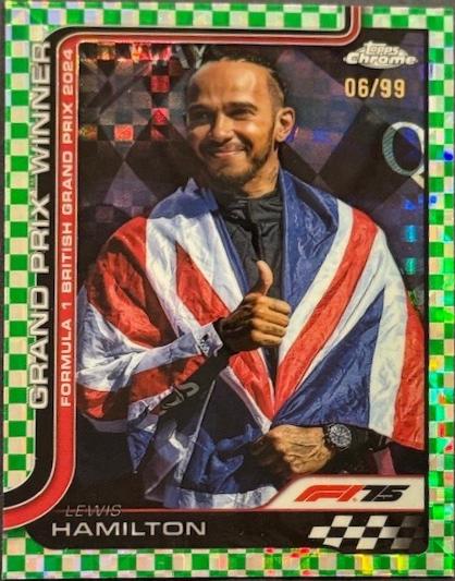 Lewis Hamilton [Green Refractor] #104