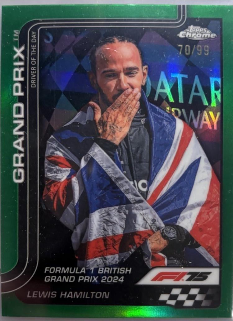 Lewis Hamilton [Green Refractor] #133