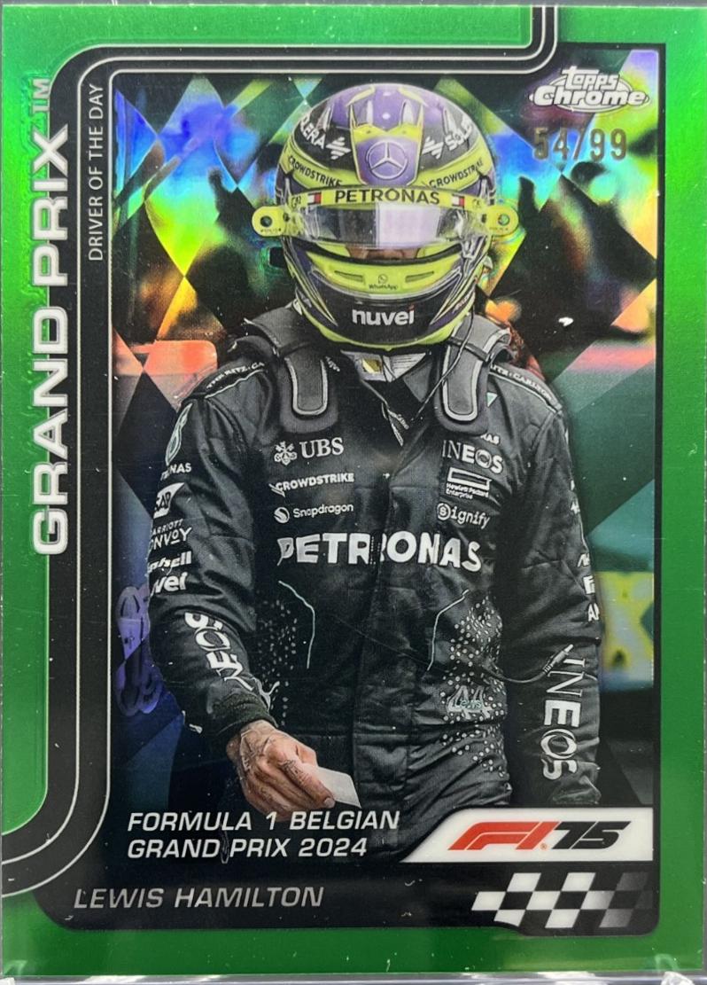 Lewis Hamilton [Green Refractor] #135