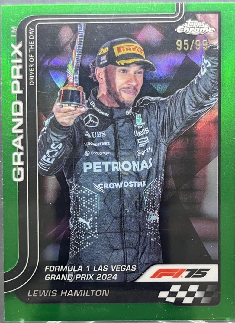 Lewis Hamilton [Green Refractor] #143