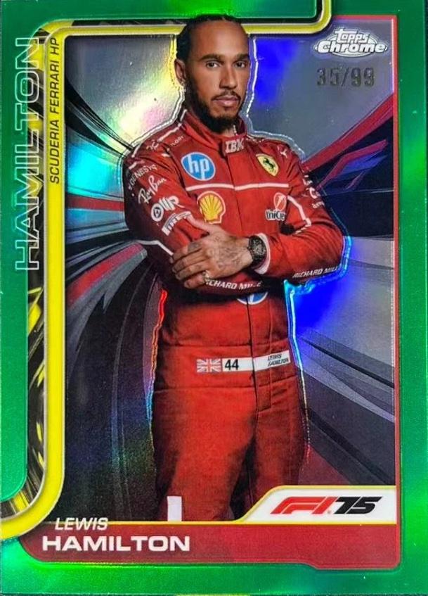 Lewis Hamilton [Green Refractor] #4