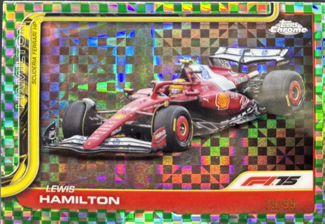 Lewis Hamilton [Green Refractor] #76