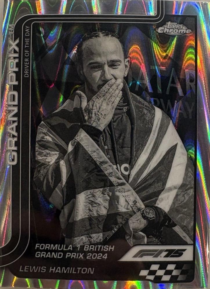 Lewis Hamilton [Orange RayWave Refractor] #133