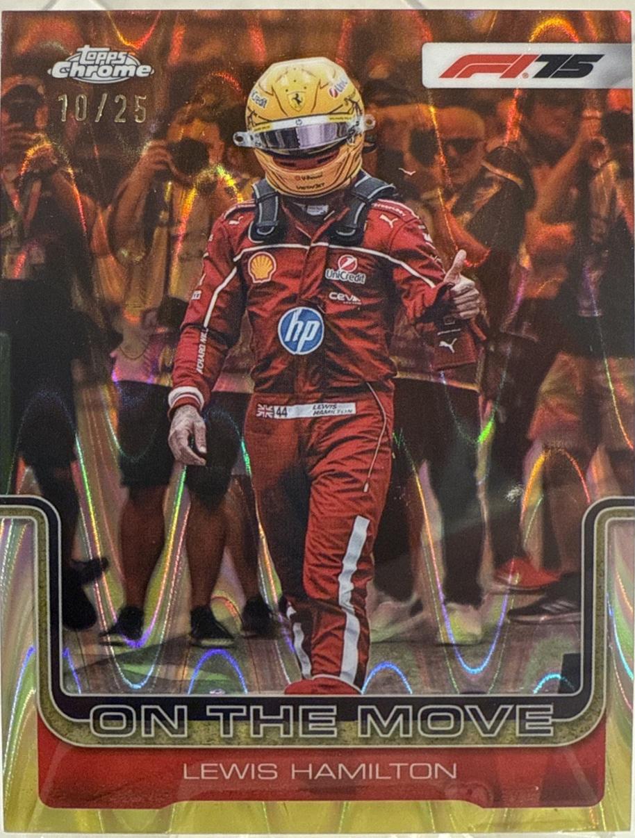 Lewis Hamilton [Orange RayWave Refractor] #191