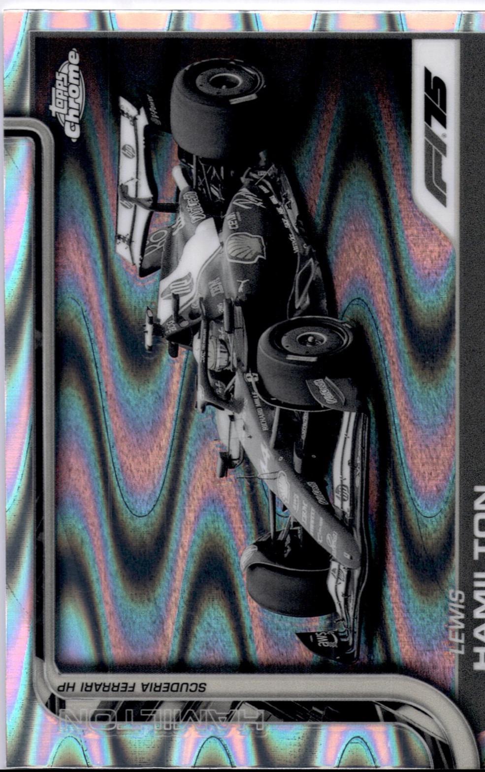 Lewis Hamilton [Orange RayWave Refractor] #76