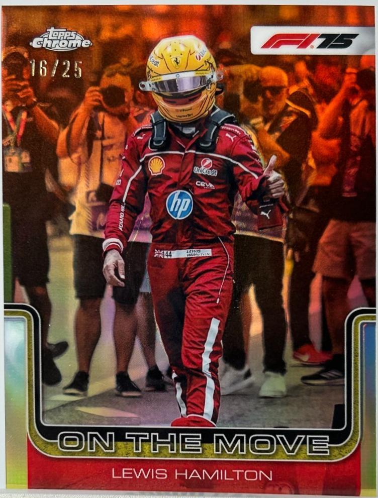Lewis Hamilton [Orange Refractor] #191