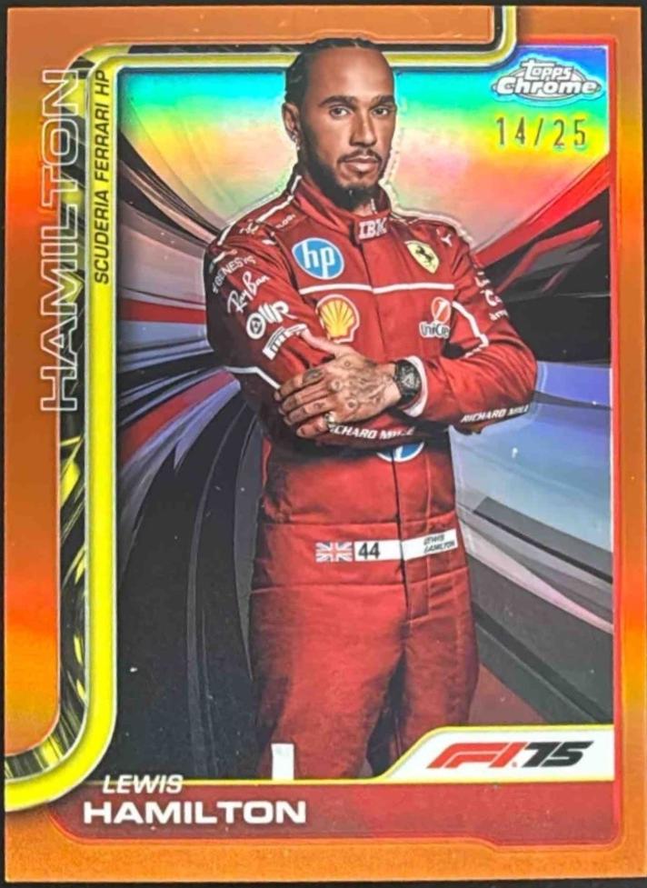 Lewis Hamilton [Orange Refractor] #4