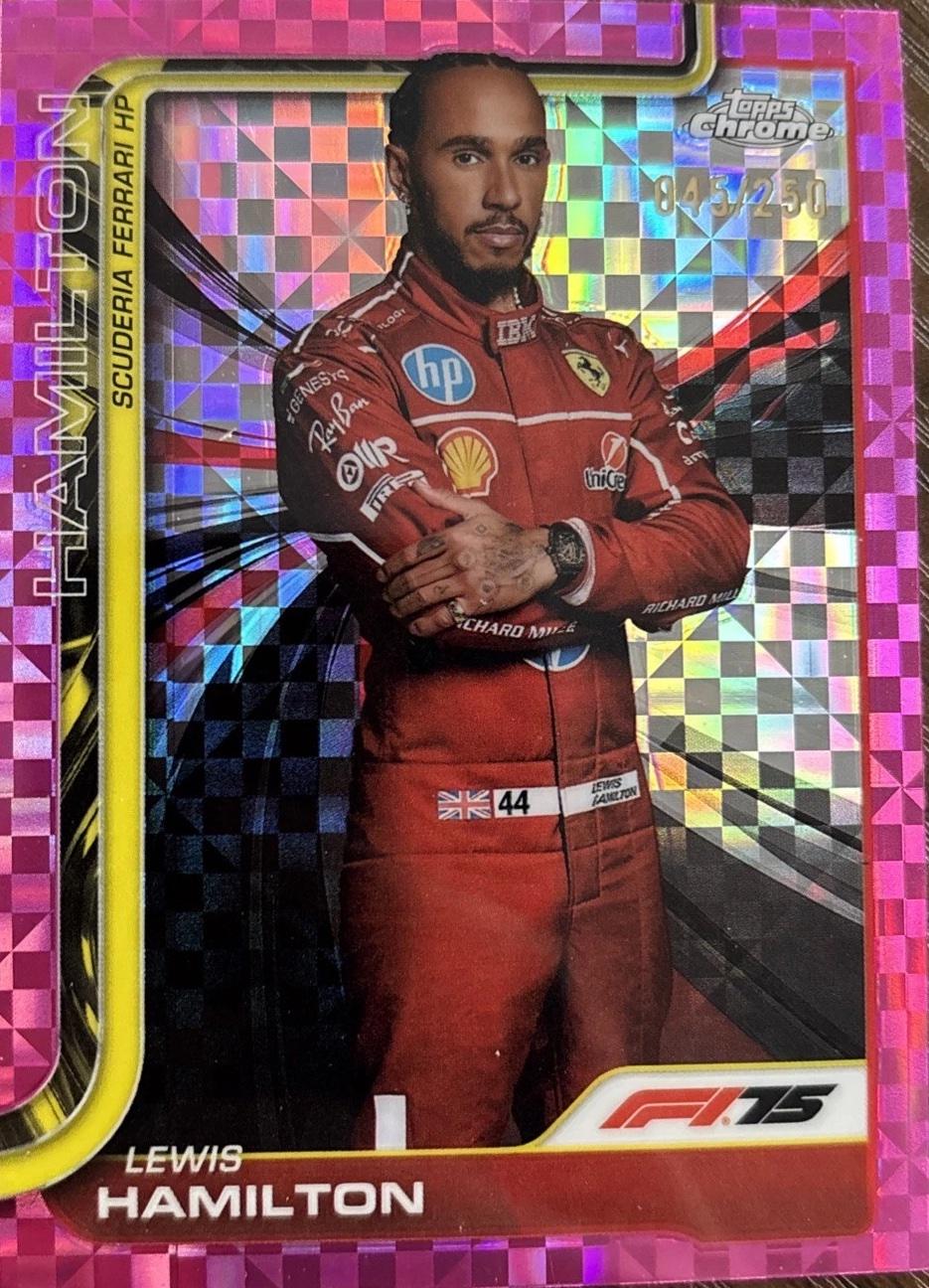Lewis Hamilton [Pink Checker Flag Refractor] #4