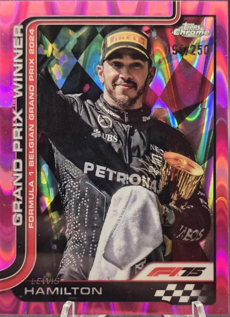 Lewis Hamilton [Pink Refractor] #106